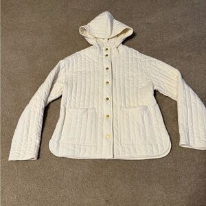 Sanctuary Quilted hoodie style top.